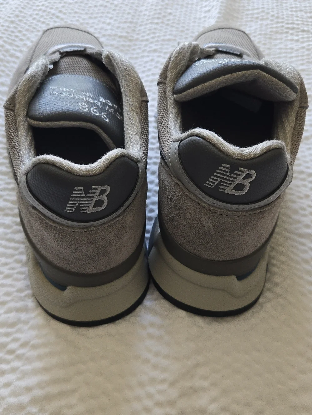 New Balance 998 Men 11 Made In USA Gray Suede   And Mesh Sneakers 042026 - Picture 9 of 10